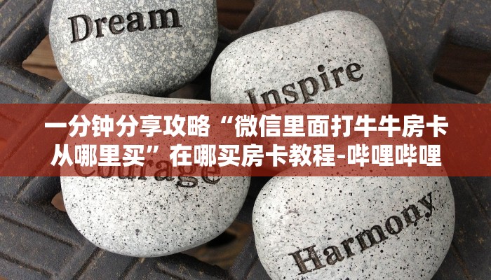 一分钟分享攻略“微信里面打牛牛房卡从哪里买”在哪买房卡教程-哔哩哔哩