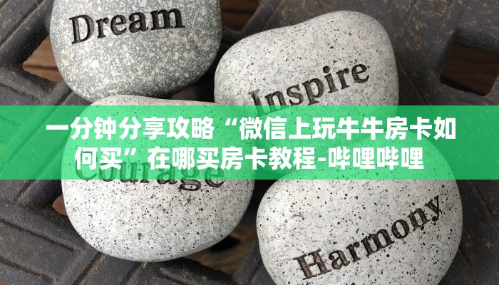 一分钟分享攻略“微信上玩牛牛房卡如何买”在哪买房卡教程-哔哩哔哩 一分钟分享攻略“微信上玩牛牛房卡如何买”在哪买房卡教程-哔哩哔哩