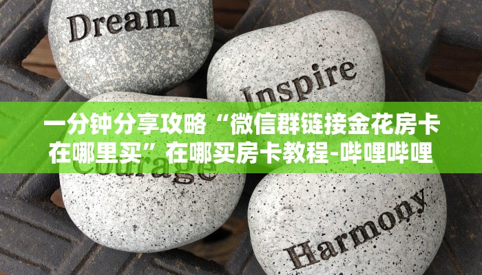 一分钟分享攻略“微信群链接金花房卡在哪里买”在哪买房卡教程-哔哩哔哩