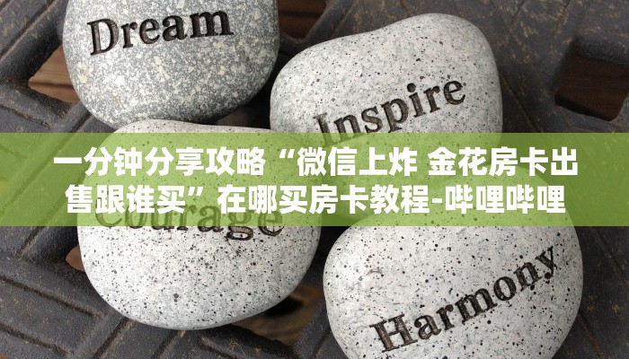 一分钟分享攻略“微信上炸 金花房卡出售跟谁买”在哪买房卡教程-哔哩哔哩