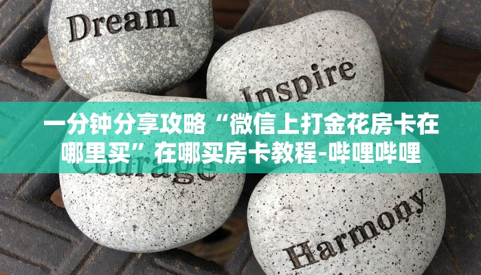 秒懂全百科“微信炸 金花群房卡在哪里搞”在哪买房卡教程-哔哩哔哩