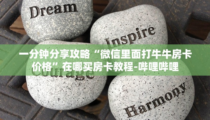 一分钟分享攻略“微信里面打牛牛房卡价格”在哪买房卡教程-哔哩哔哩