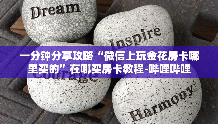 一分钟分享攻略“微信上玩金花房卡哪里买的”在哪买房卡教程-哔哩哔哩