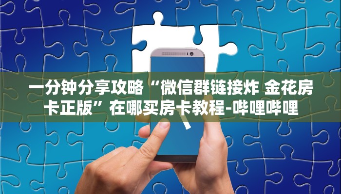 一分钟分享攻略“微信群链接炸 金花房卡正版”在哪买房卡教程-哔哩哔哩