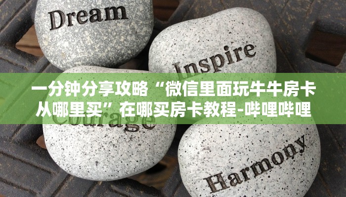 一分钟分享攻略“微信里面玩牛牛房卡从哪里买”在哪买房卡教程-哔哩哔哩