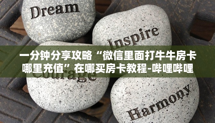 一分钟分享攻略“微信里面打牛牛房卡哪里充值”在哪买房卡教程-哔哩哔哩