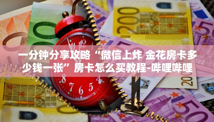 一分钟分享攻略“微信上炸 金花房卡多少钱一张”房卡怎么买教程-哔哩哔哩