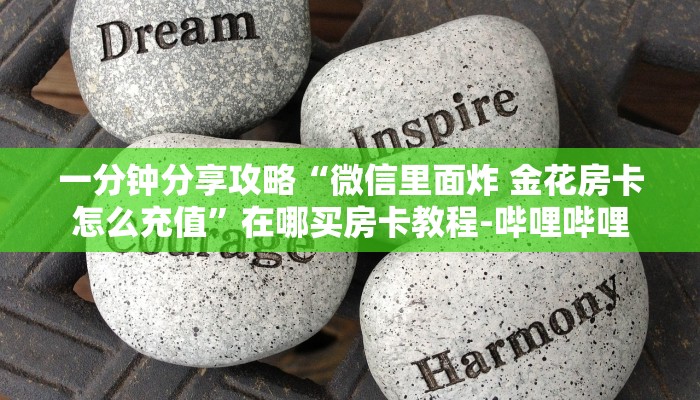 一分钟分享攻略“微信里面炸 金花房卡怎么充值”在哪买房卡教程-哔哩哔哩