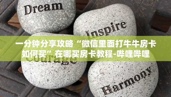一分钟分享攻略“微信里面打牛牛房卡如何买”在哪买房卡教程-哔哩哔哩