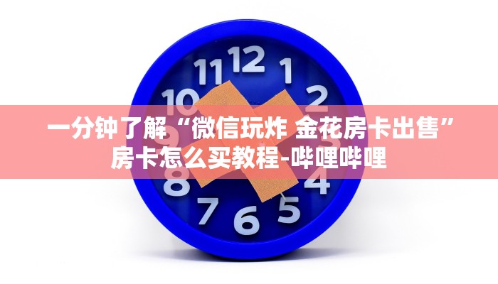 一分钟了解“微信玩炸 金花房卡出售”房卡怎么买教程-哔哩哔哩