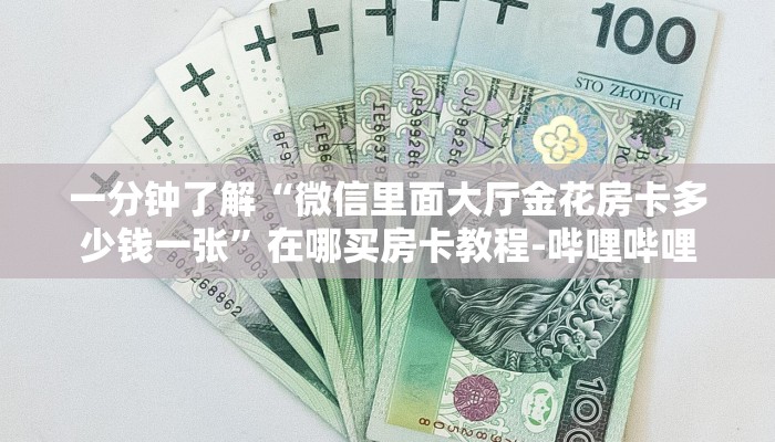 一分钟了解“微信里面大厅金花房卡多少钱一张”在哪买房卡教程-哔哩哔哩