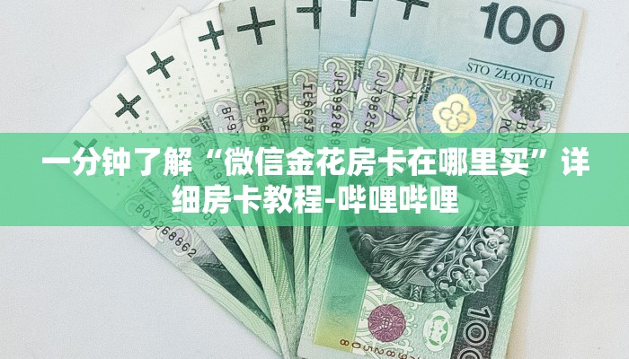 一分钟了解“微信金花房卡在哪里买”详细房卡教程-哔哩哔哩