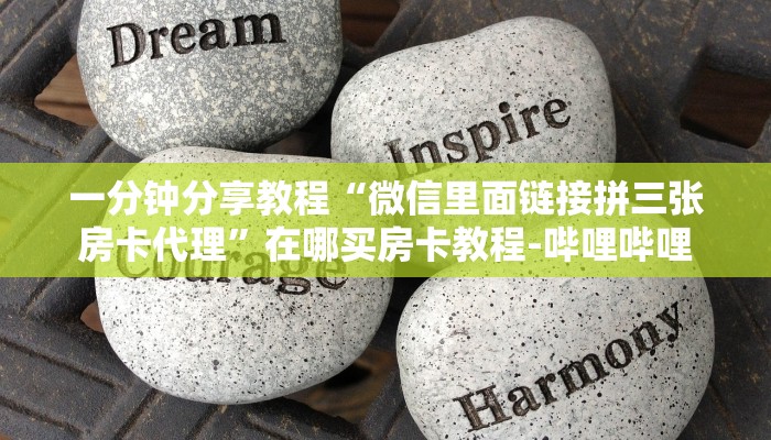 一分钟分享教程“微信里面链接拼三张房卡代理”在哪买房卡教程-哔哩哔哩