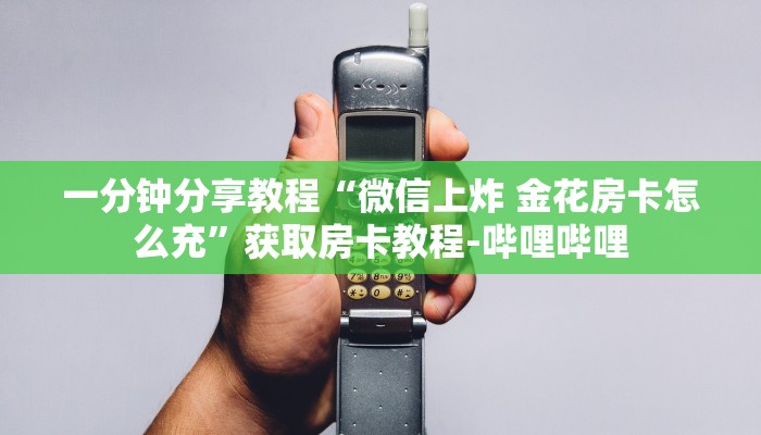 一分钟分享教程“微信上炸 金花房卡怎么充”获取房卡教程-哔哩哔哩